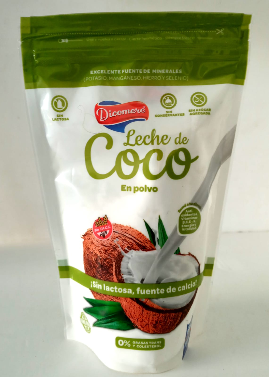 Leche de Coco en Polvo Dicomere 150gr – Sin Tacc y Sin Lactosa –